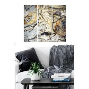 Kampanjpris Canvastavla Abstract 3-pack Flerfärgad 20x50 cm - Inredning
