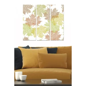 Kampanj Canvastavla Floral 3-pack Flerfärgad 20x50 cm - Inredning