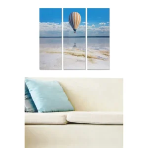 Canvastavla Scenic 3-pack Flerfärgad 20x50 cm - Inredning Erbjudande