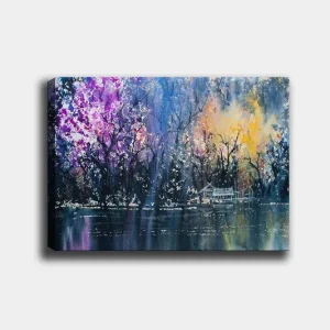 Dekorativ Canvastavla 50x70 cm Flerfärgad - Inredning Snabb frakt