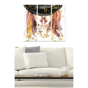 Endast denna vecka Tavla Fashion 3-pack Flerfärgad 20x50 cm - Inredning