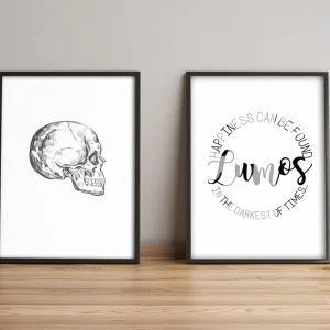 Tavla Sayings med Ram 2-pack Flerfärgad 36x51 cm - Inredning risnedsättning