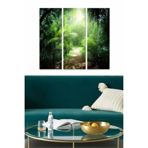 Nyhet Canvastavla Scenic 3-pack Flerfärgad 20x50 cm - Inredning