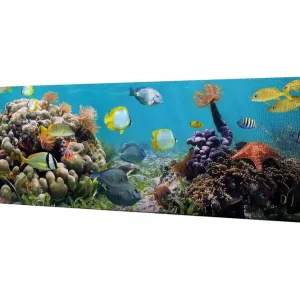 risnedsättning Dekorativ Canvastavla 30x80 cm Flerfärgad - Inredning