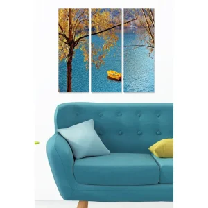 Populär Canvastavla Scenic 3-pack Flerfärgad 20x50 cm - Inredning