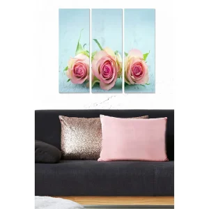Canvastavla Floral 3-pack Flerfärgad 20x50 cm - Inredning Handla nu