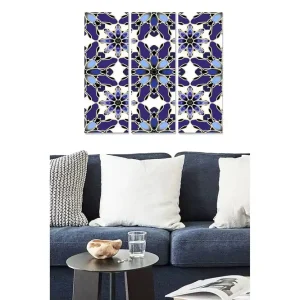 Canvastavla Abstract 3-pack Flerfärgad 20x50 cm - Inredning Rabatter