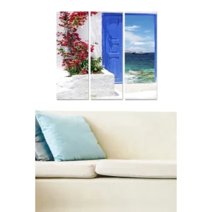 Canvastavla Scenic 3-pack Flerfärgad 20x50 cm - Inredning Erbjudandepris