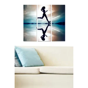 Snabb leverans Tavla Scenic 3-pack Flerfärgad 20x50 cm - Inredning