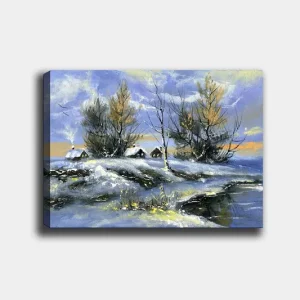 Säker betalning Dekorativ Canvastavla 50x70 cm Flerfärgad - Inredning