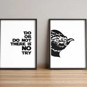 Tavla Sayings med Ram 2-pack Flerfärgad 36x51 cm - Inredning risnedsättning