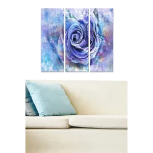 Utförsäljning Tavla Floral 3-pack Flerfärgad 20x50 cm - Inredning