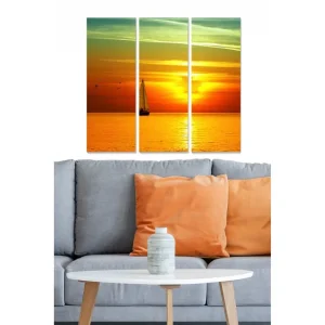 Utförsäljning Tavla Scenic 3-pack Flerfärgad 20x50 cm - Inredning