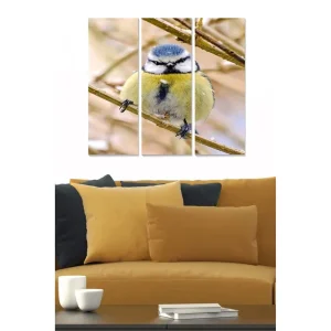 Canvastavla Animal 3-pack Flerfärgad 20x50 cm - Inredning Premium