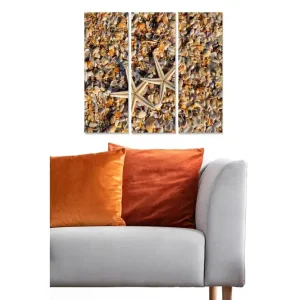 Canvastavla Nautical 3-pack Flerfärgad 20x50 cm - Inredning Outlet