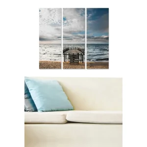 Canvastavla Nautical 3-pack Flerfärgad 20x50 cm - Inredning Kundfavorit