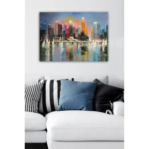 Dekorativ Canvastavla 50x70 cm Flerfärgad - Inredning Köp nu