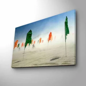 Endast denna vecka Dekorativ Canvastavla med LED 45x70 cm Flerfärgad - Inredning