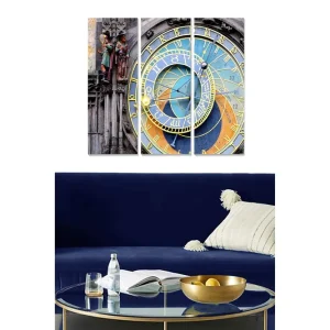 Säker betalning Canvastavla City 3-pack Flerfärgad 20x50 cm - Inredning