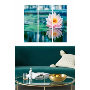 Sista chansen Canvastavla Floral 3-pack Flerfärgad 20x50 cm - Inredning
