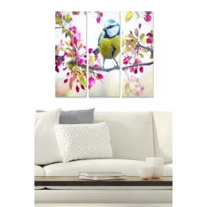 Lägg i varukorgen Canvastavla Animal 3-pack Flerfärgad 20x50 cm - Inredning