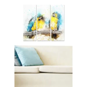 Canvastavla Animal 3-pack Flerfärgad 20x50 cm - Inredning Kundfavorit