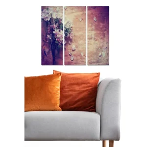 Canvastavla Abstract 3-pack Flerfärgad 20x50 cm - Inredning Endast idag