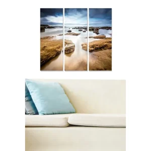 Canvastavla Scenic 3-pack Flerfärgad 20x50 cm - Inredning Bästa pris