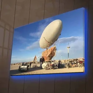 Dekorativ Canvastavla med LED 45x70 cm Flerfärgad - Inredning Fynd