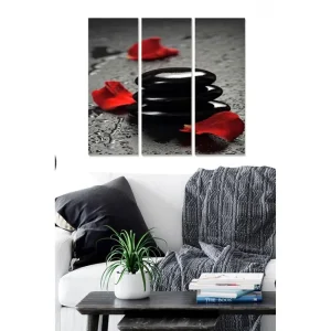 Lägg i varukorgen Tavla 3-pack Flerfärgad 20x50 cm - Inredning