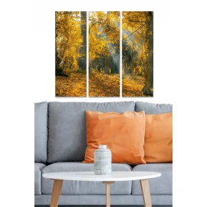 Kampanjpris Canvastavla Scenic 3-pack Flerfärgad 20x50 cm - Inredning