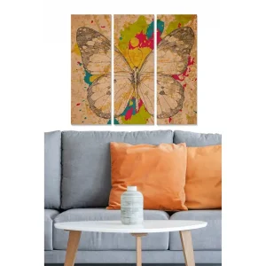 Köp online Canvastavla Animal 3-pack Flerfärgad 20x50 cm - Inredning