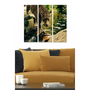 Sänkt pris Canvastavla Colorful 3-pack Flerfärgad 20x50 cm - Inredning