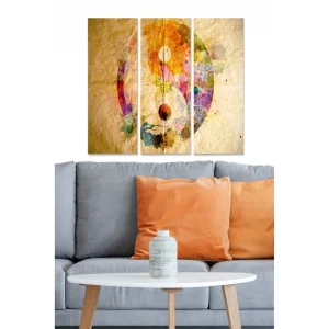 Canvastavla Signs 3-pack Flerfärgad 20x50 cm - Inredning Kampanj