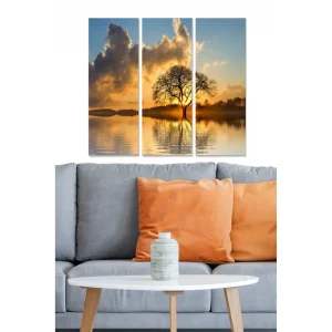Canvastavla Scenic 3-pack Flerfärgad 20x50 cm - Inredning Rea