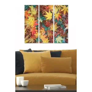 Canvastavla Colorful 3-pack Flerfärgad 20x50 cm - Inredning Utförsäljning