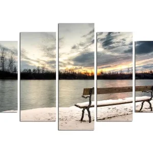 Dekorativ MDF-målning 5-Delar 20x60 cm Flerfärgad - Inredning Lägg i varukorgen