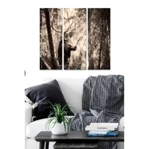 Outlet Canvastavla Scenic 3-pack Flerfärgad 20x50 cm - Inredning