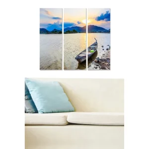 Reapris Canvastavla Scenic 3-pack Flerfärgad 20x50 cm - Inredning