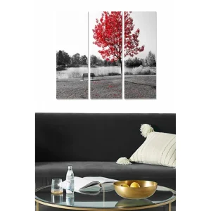 Bästa pris Canvastavla Scenic 3-pack Flerfärgad 20x50 cm - Inredning