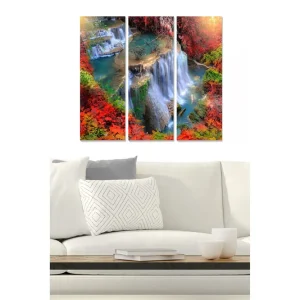 Canvastavla Scenic 3-pack Flerfärgad 20x50 cm - Inredning Endast denna vecka
