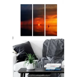 Canvastavla Colorful 3-pack Flerfärgad 20x50 cm - Inredning Outlet
