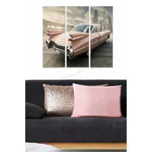 Canvastavla Vehicle 3-pack Flerfärgad 20x50 cm - Inredning Reapris