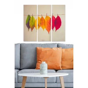 Canvastavla Floral 3-pack Flerfärgad 20x50 cm - Inredning Handla nu