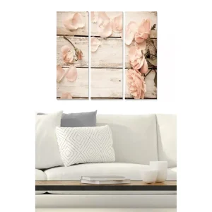 Canvastavla Floral 3-pack Flerfärgad 20x50 cm - Inredning Lägg i varukorgen