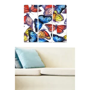 Canvastavla Colorful 3-pack Flerfärgad 20x50 cm - Inredning Nyhet