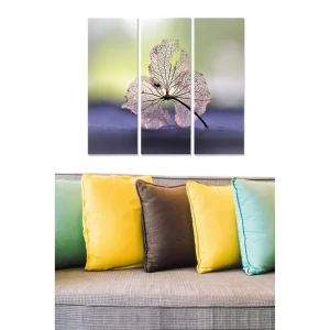 Bästa pris Canvastavla Floral 3-pack Flerfärgad 20x50 cm - Inredning