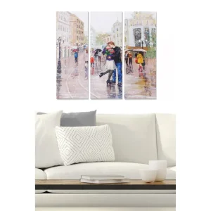 Canvastavla Colorful 3-pack Flerfärgad 20x50 cm - Inredning Rea