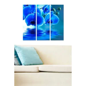 Canvastavla Abstract 3-pack Flerfärgad 20x50 cm - Inredning Kundfavorit