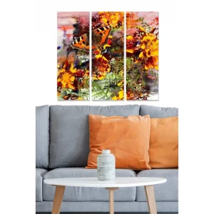 Reapris Canvastavla Scenic 3-pack Flerfärgad 20x50 cm - Inredning